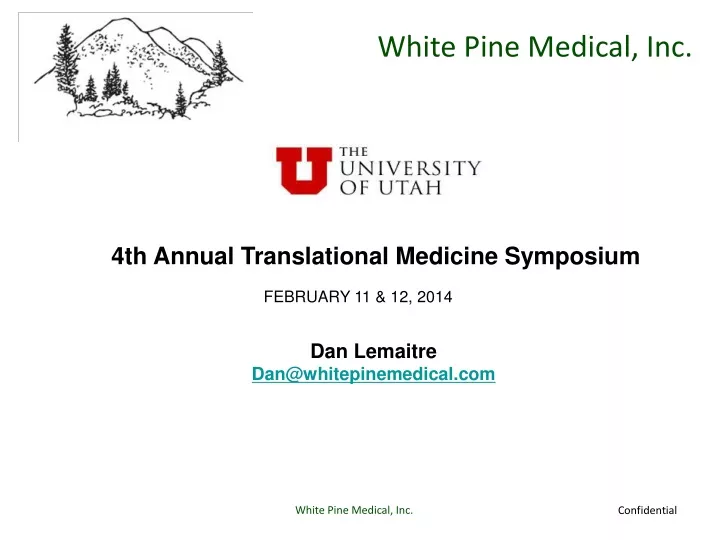 4th annual translational medicine symposium