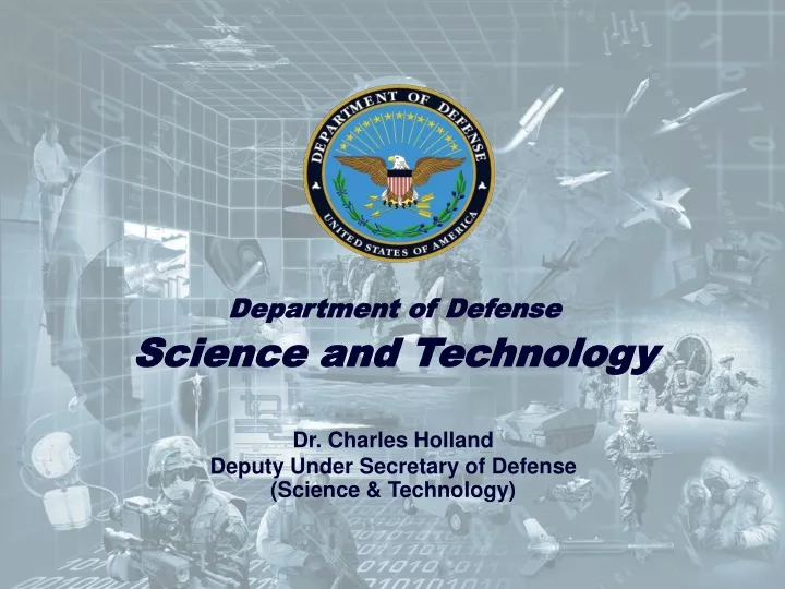 department of defense science and technology