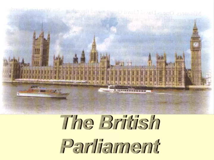 the british parliament