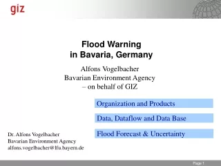 Flood Warning in Bavaria, Germany