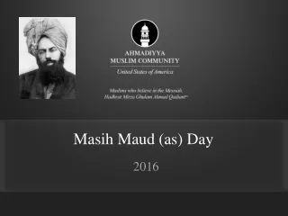 Masih Maud (as) Day