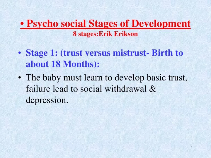 psycho social stages of development 8 stages erik erikson