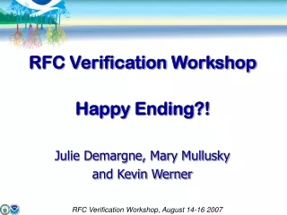 RFC Verification Workshop Happy Ending?!