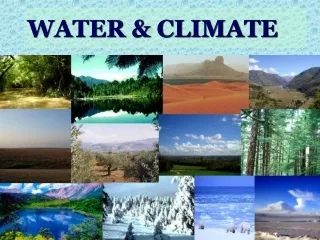 WATER &amp; CLIMATE