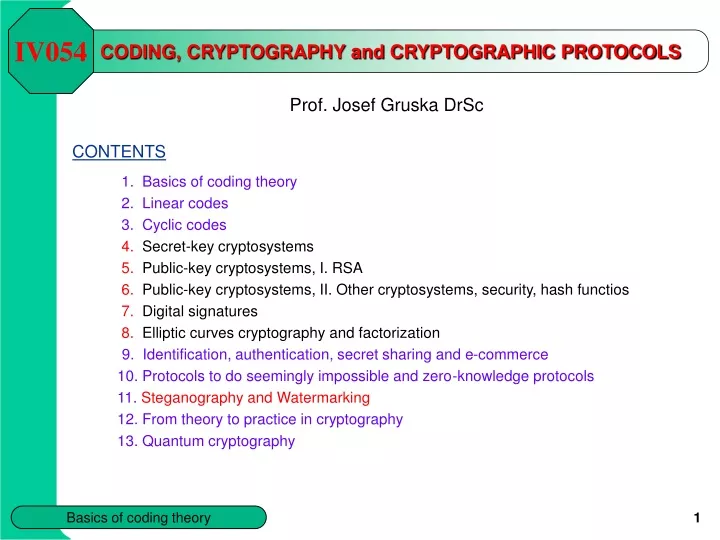 coding cryptography and cryptographic protocols