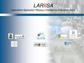 LAR II SA Laboratoire Application Réseaux Intelligence Intégration Santé