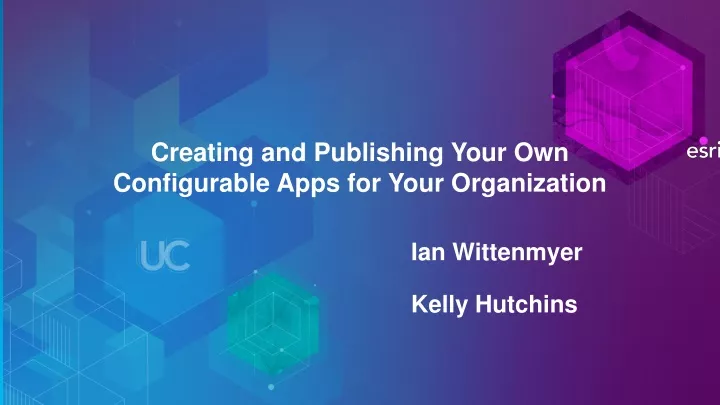 creating and publishing your own configurable apps for your organization