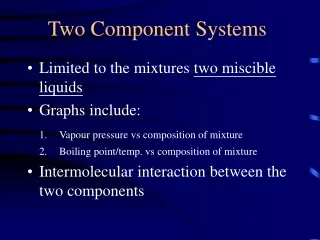 Two Component Systems