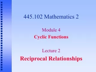 445 102 mathematics 2