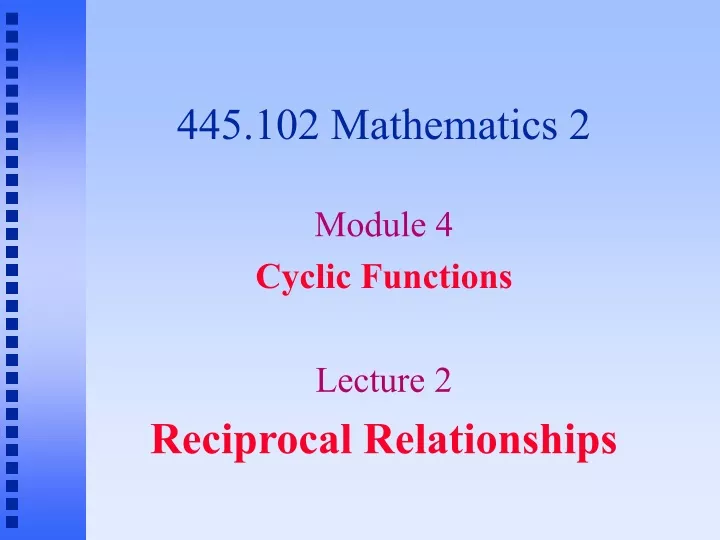 445 102 mathematics 2
