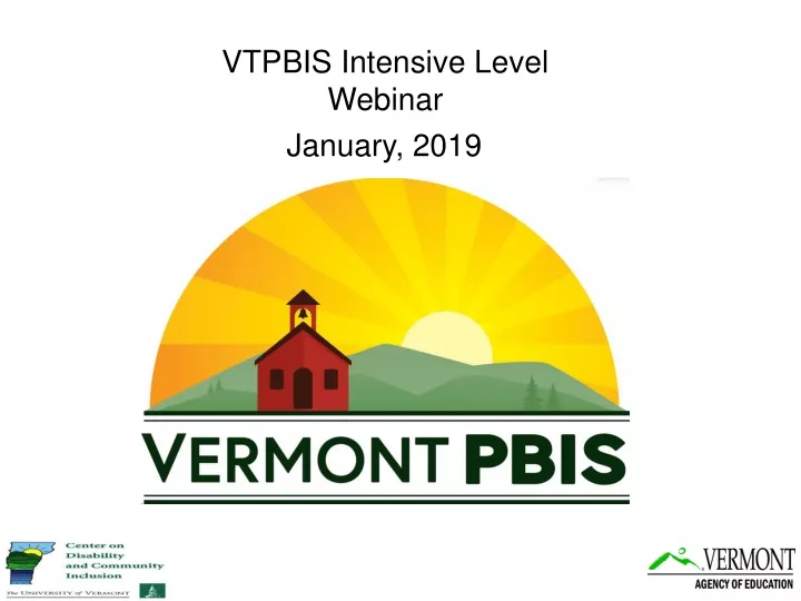 vtpbis intensive level webinar