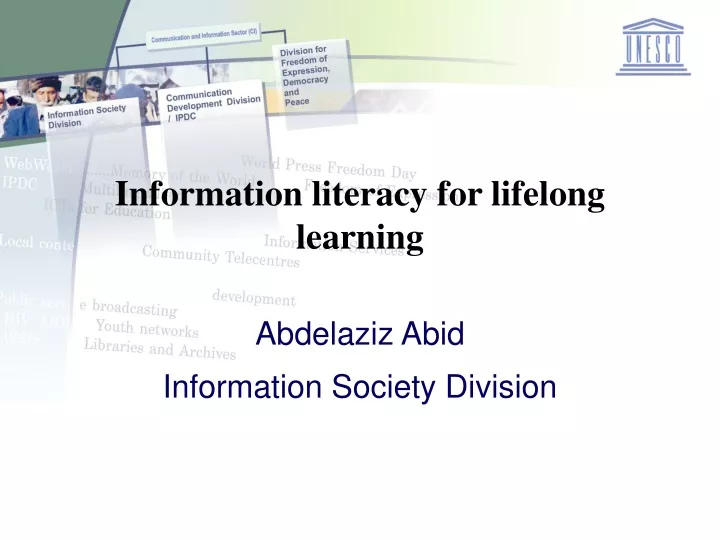 information literacy for lifelong learning