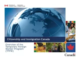 Overview of the Temporary Foreign Worker Program (TFPW)