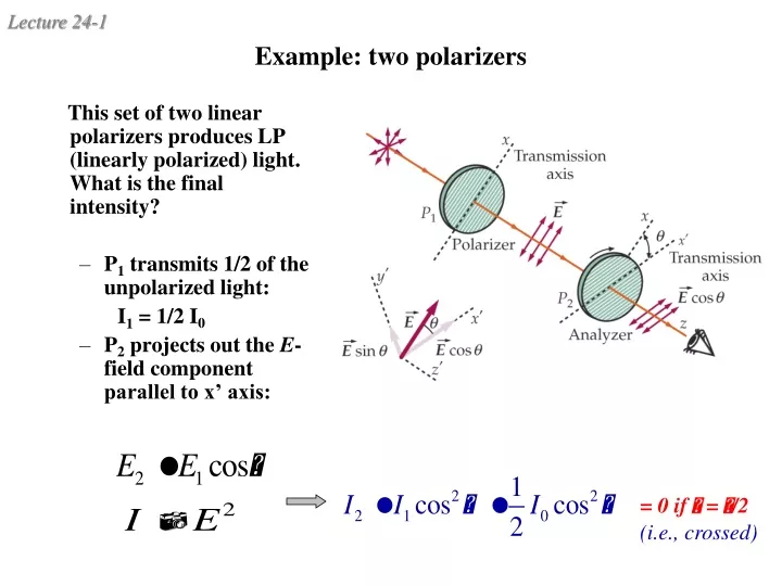 example two polarizers