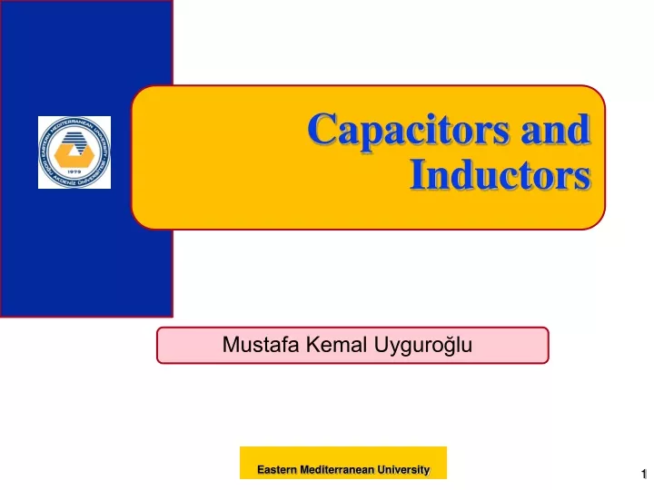 capacitors and inductors