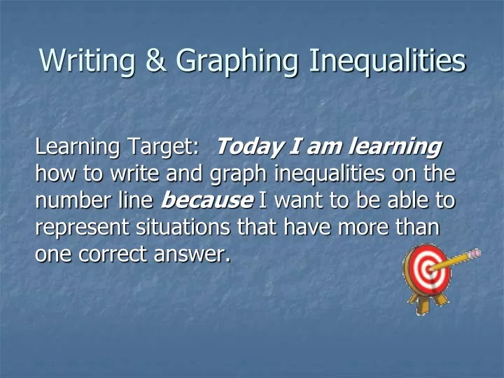 writing graphing inequalities