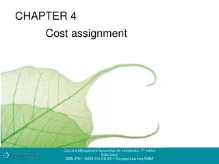 Cost assignment