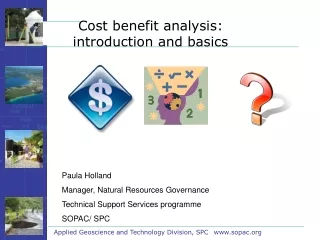 Cost benefit analysis: introduction and basics