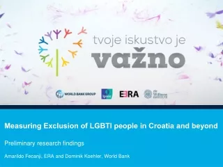 Measuring Exclusion of LGBTI people in Croatia and beyond