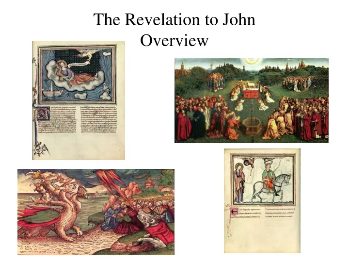 the revelation to john overview