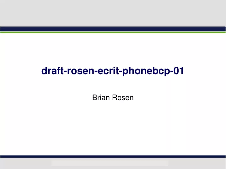draft rosen ecrit phonebcp 01