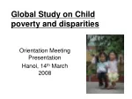 Global Study on Child poverty and disparities - slide 1