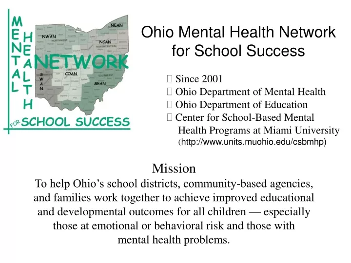 ohio mental health network for school success