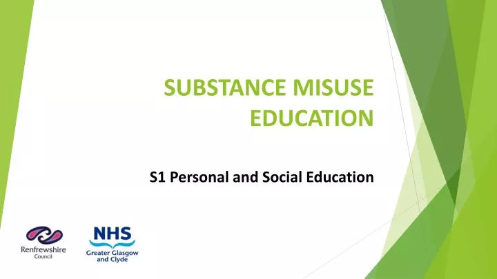 substance misuse education