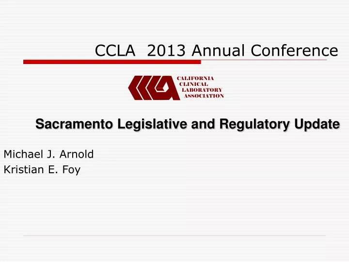 ccla 2013 annual conference