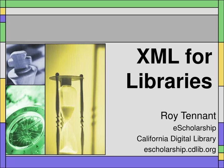xml for libraries