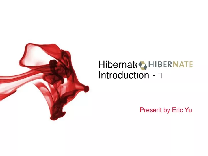 hibernate introduction 1