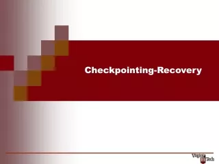 Checkpointing-Recovery