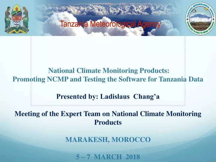 national climate monitoring products promoting