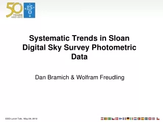 Systematic Trends in Sloan Digital Sky Survey Photometric Data