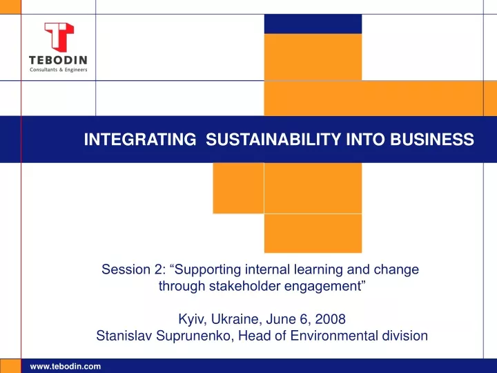 integrating sustainability into business