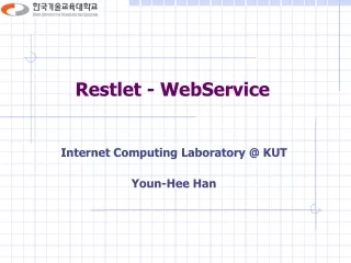 Restlet - WebService