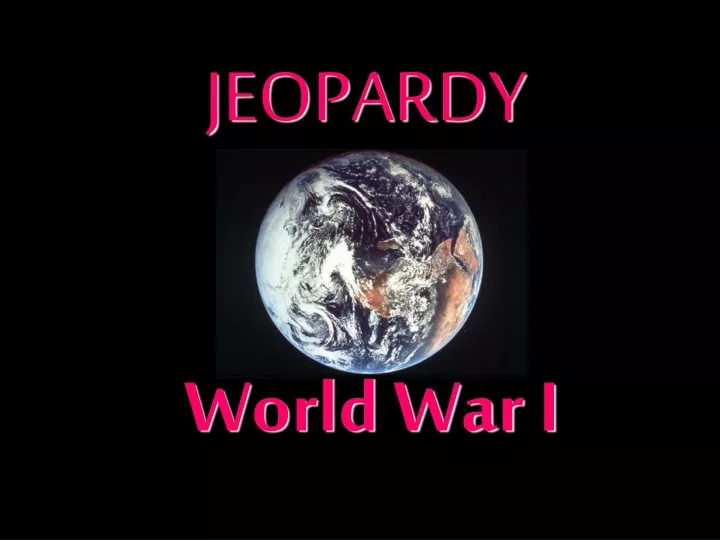 jeopardy