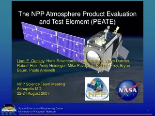 The NPP Atmosphere Product Evaluation and Test Element (PEATE)