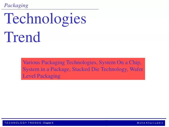 packaging technologies trend