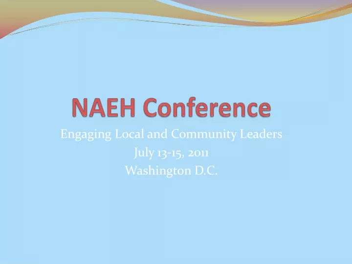 naeh conference