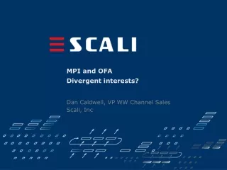 MPI and OFA Divergent interests?