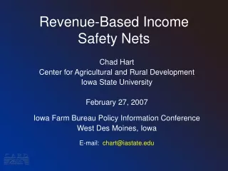 Revenue-Based Income Safety Nets