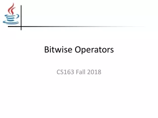 Bitwise Operators