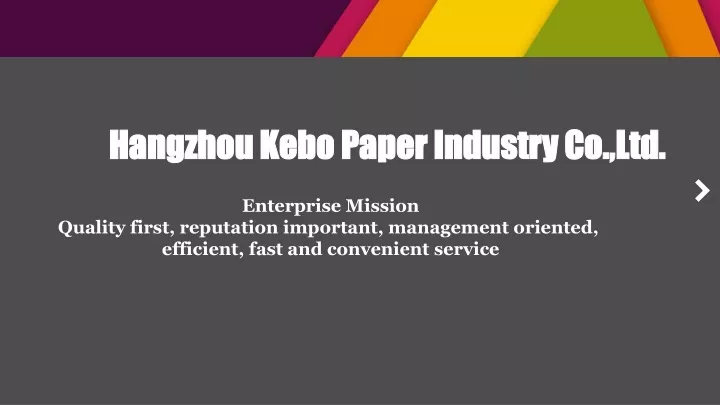 hangzhou kebo paper industry co ltd