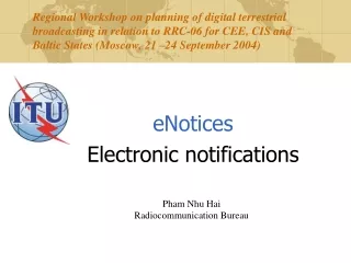 eNotices Electronic notifications