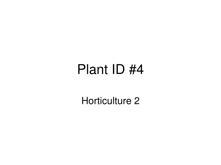 plant id 4