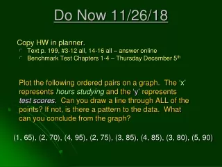 Do Now 11/26/18