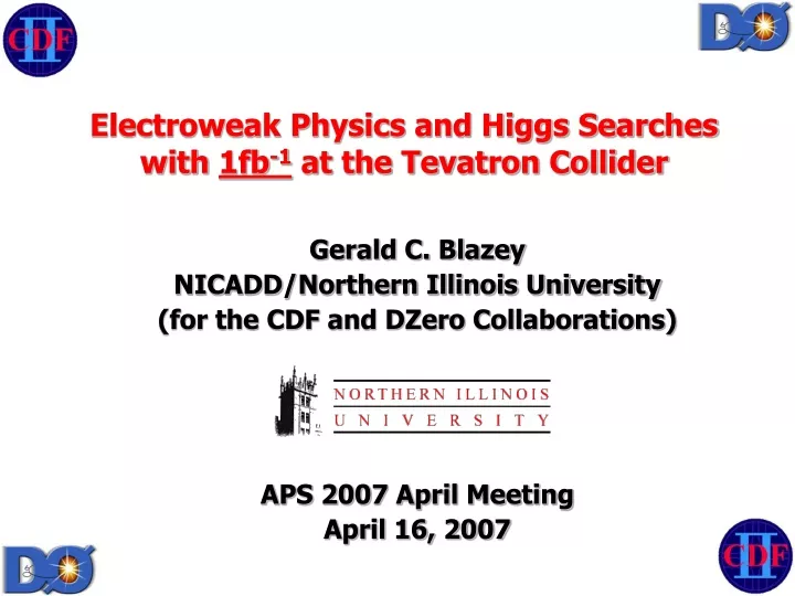 electroweak physics and higgs searches with 1fb 1 at the tevatron collider