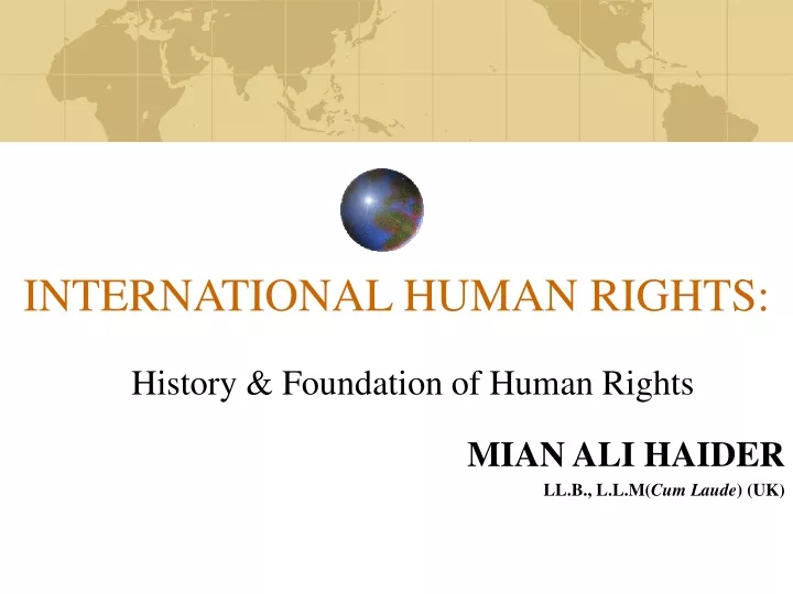 international human rights