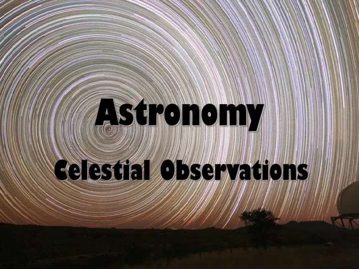 astronomy